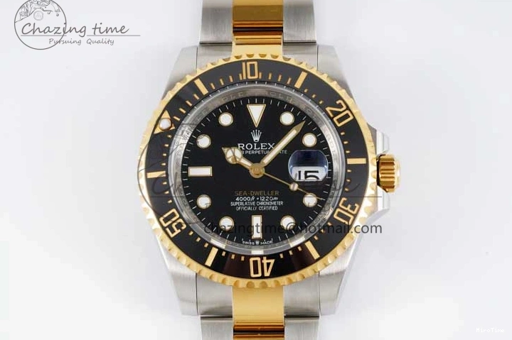 MiroTime 0127 Lightweight Sea-Dweller 126603 APF Best Edition Black Dial on SS YG Bracelet VR 2035